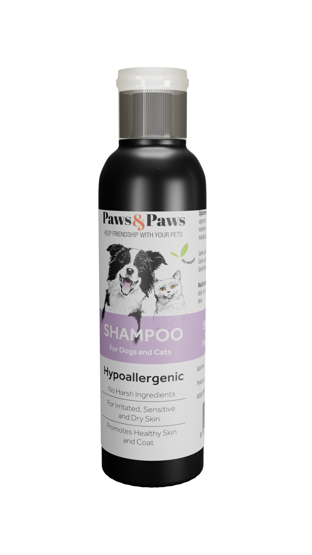 Paws & Paws Hypoallergenic Šampon za Pse i Mačke 250ml